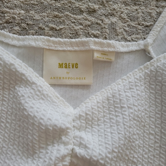 Maeve anthropologie white top - Picture 2 of 4